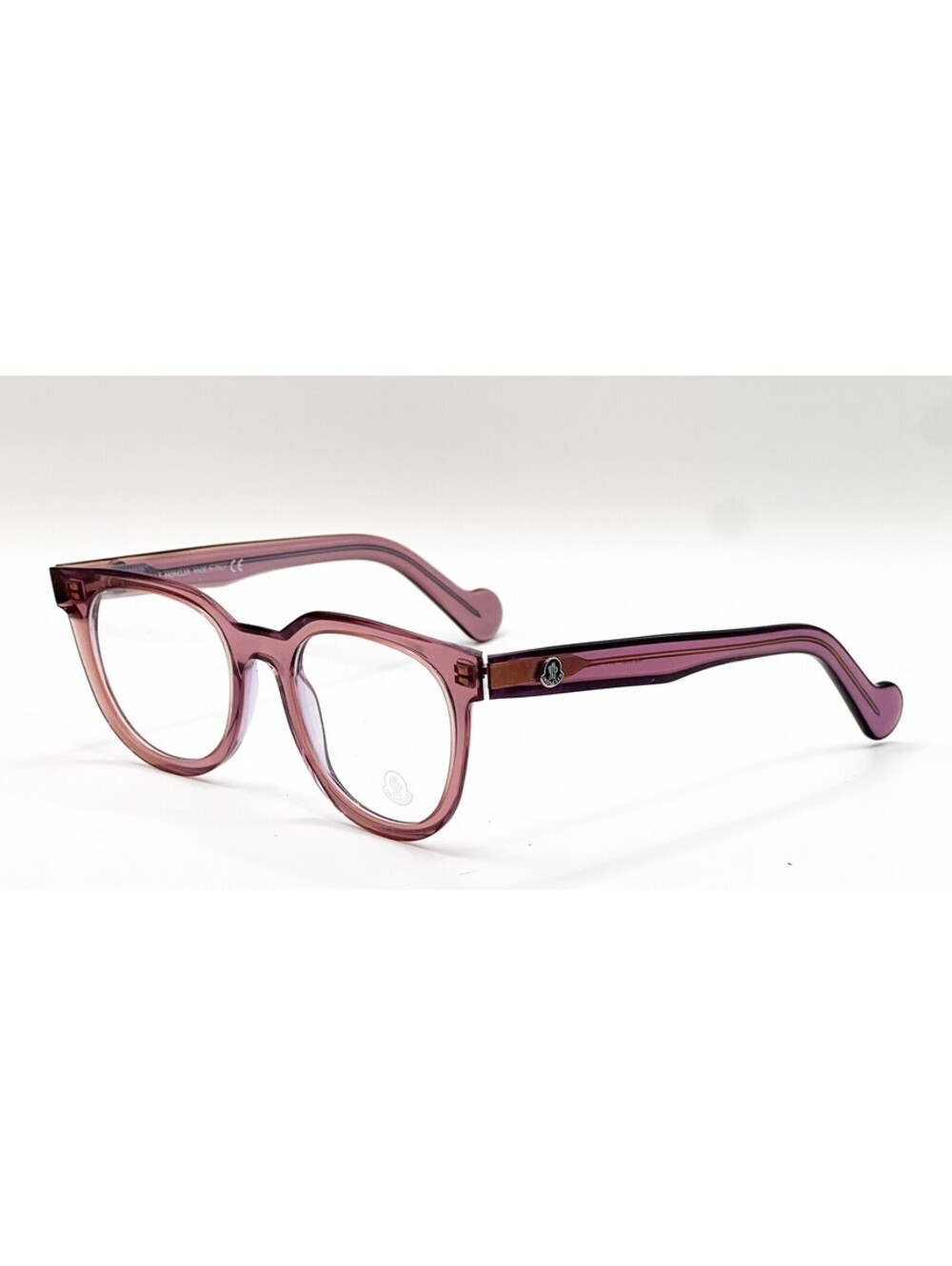 Moncler ML 5027 074 Pink Round Authentic Eyeglass Frames 49-20-150